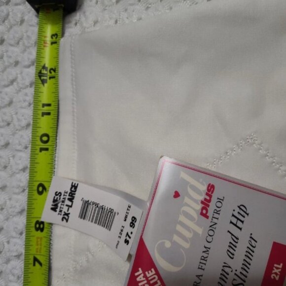 Cupid Plus Extra Firm Control Tummy And Hip Slimmer White Size 2XL - Picture 3 of 3